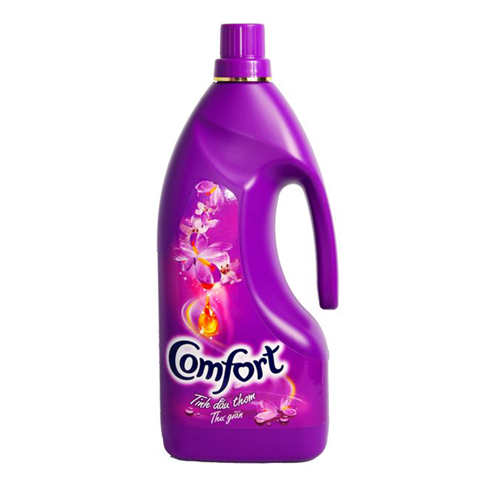 Nước xả comfor 1 lần xả tinh dầu thơm thư giãn 1.8l (tím)